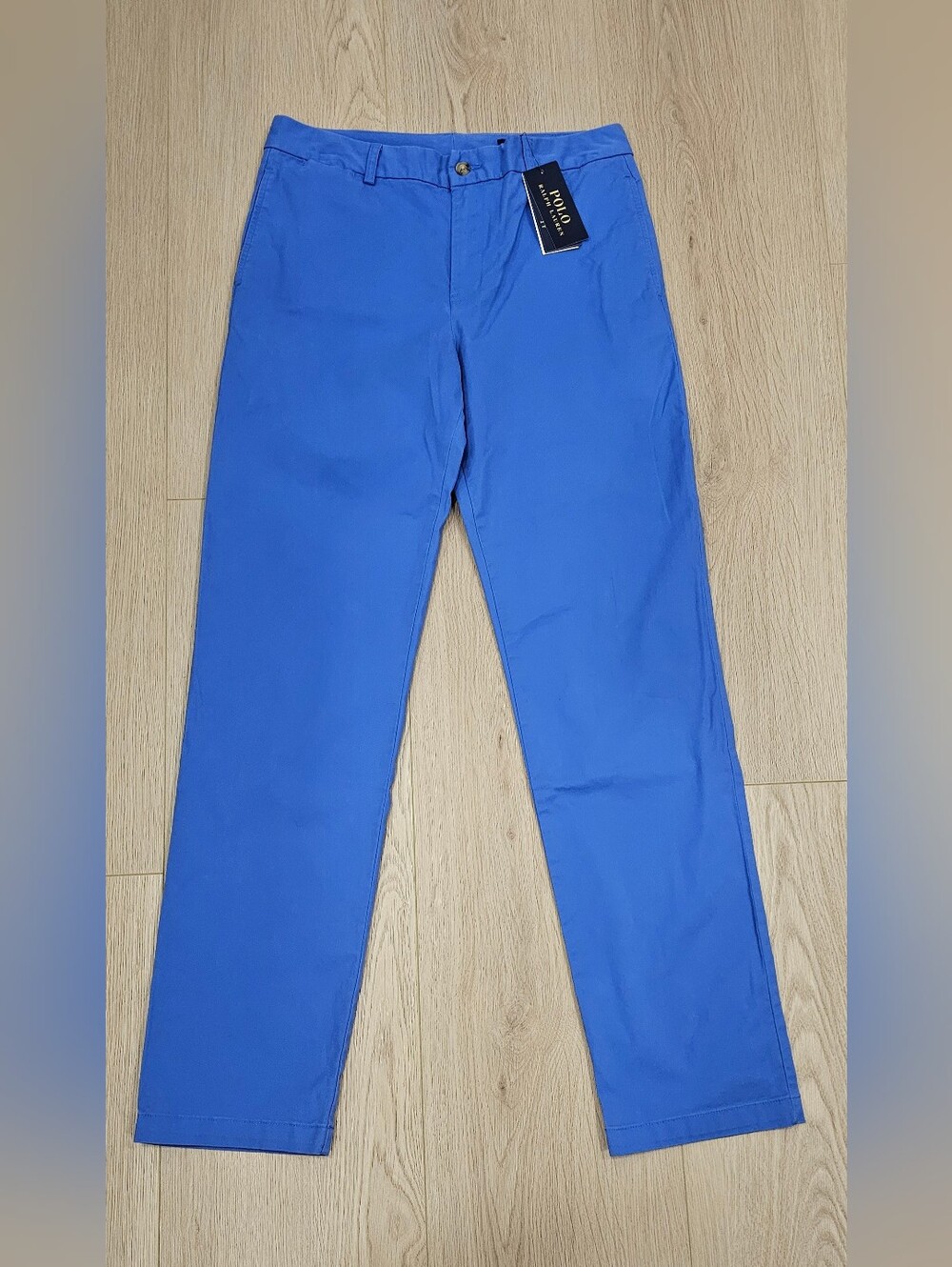 Polo Ralph Lauren Boys Chino Pants Size 20 Classic Blue Straight Leg NWT